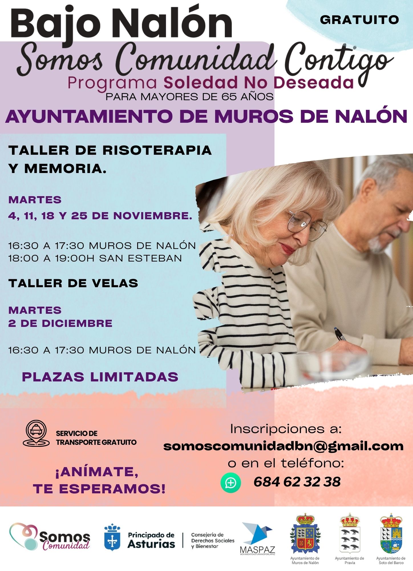 Taller de Risoterapia, Memoria y Velas
