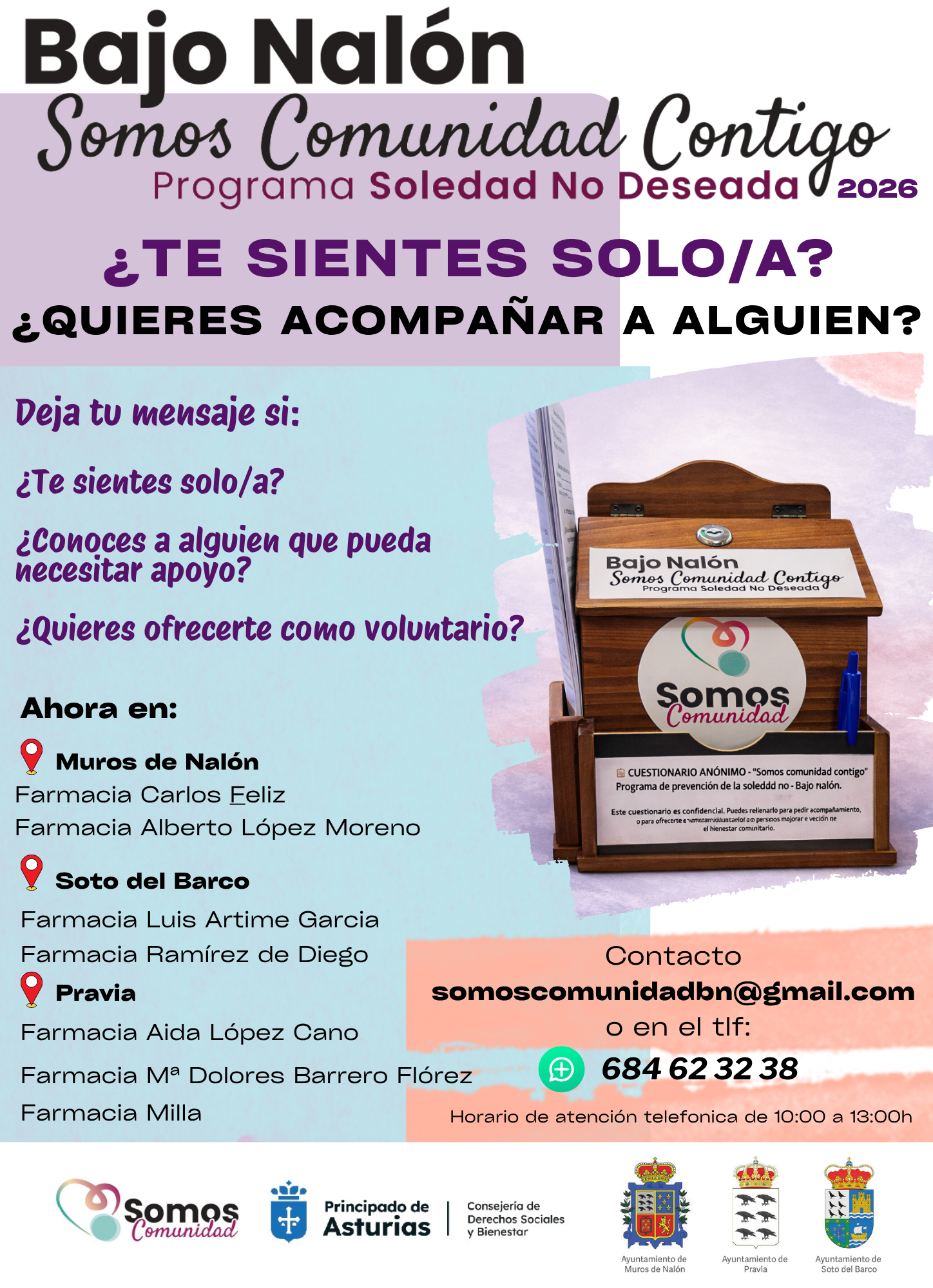 Buzones «Somos Comunidad Contigo»