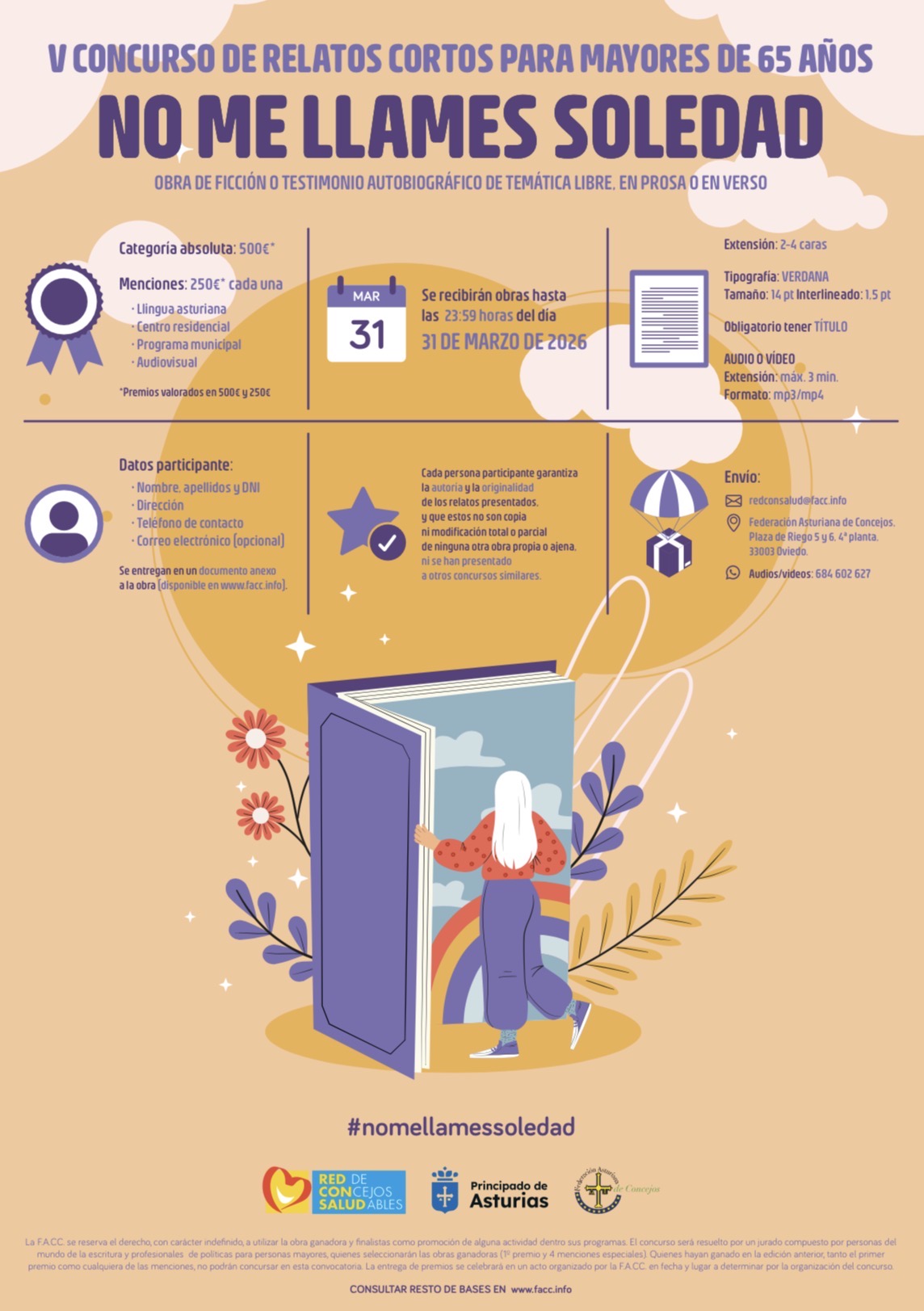 V Concurso de Relatos Cortos #NoMeLlamesSoledad