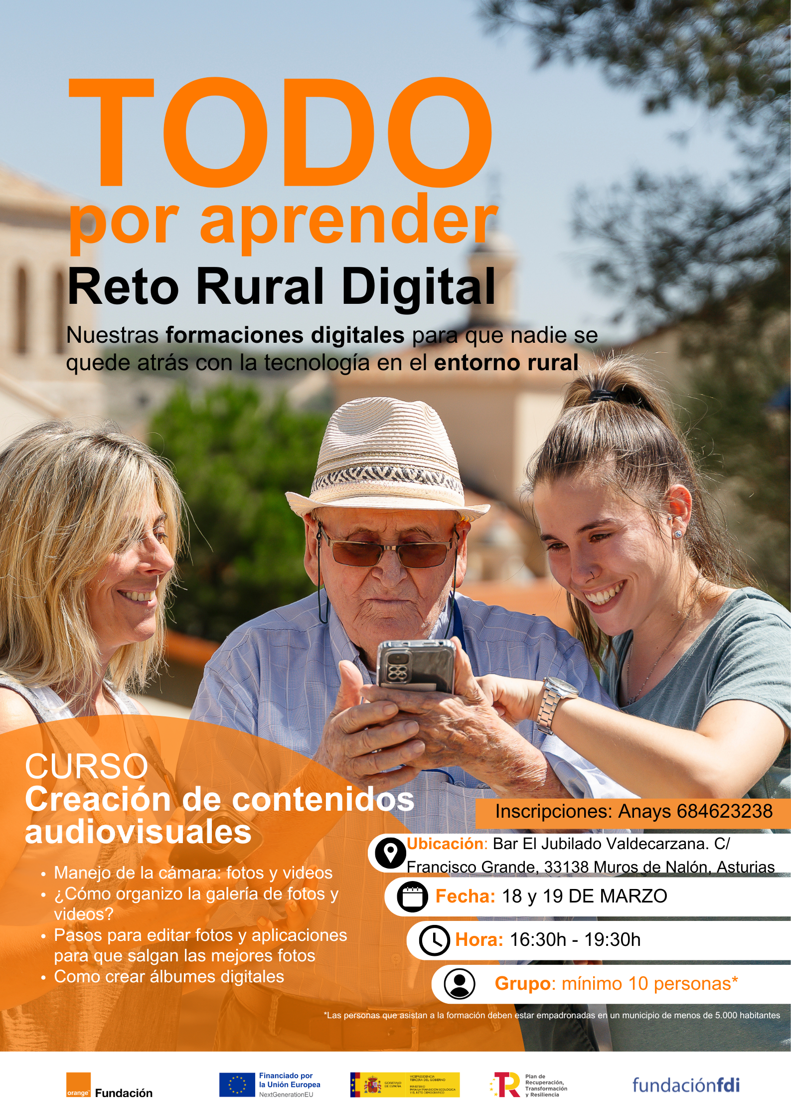Reto Rural Digital – Creación de contenidos audiovisuales – Muros de Nalón